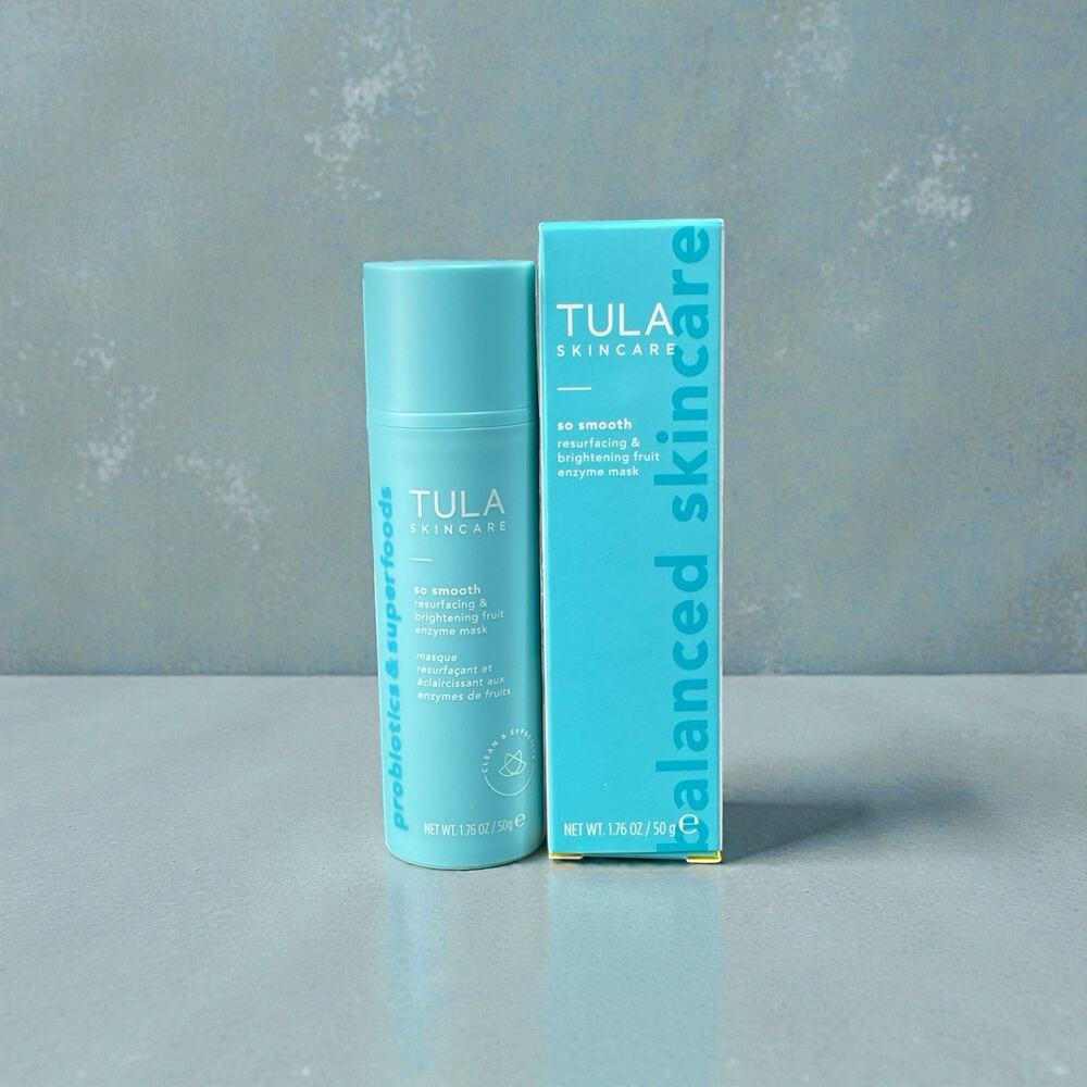 Tula Skincare Resurfacing And Brightening Fruit Enzyme Mask 1.76 Oz New